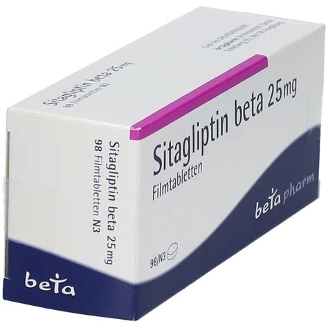 SITAGLIPTIN Beta 25 Mg Filmtabletten 98 St Mit Dem E Rezept Kaufen