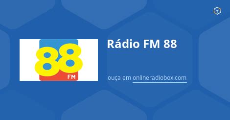 Rádio FM 88 ao Vivo 88 7 MHz FM V Redonda Brasil Online Radio Box