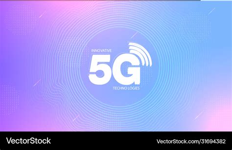 5g Wireless Internet Connection Network Royalty Free Vector