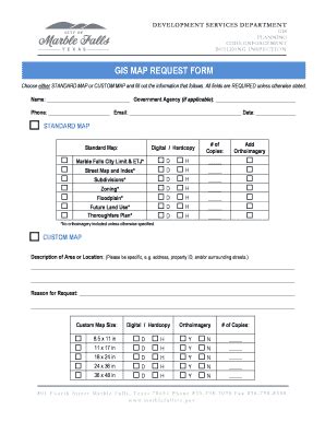 Fillable Online Choose Either Standard Map Or Custom Map And Fill Out