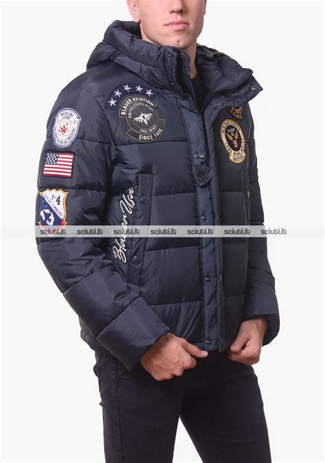 Piumino Blauer Uomo Blu Scuro Air Force Academy Carter Imbottitura Eco