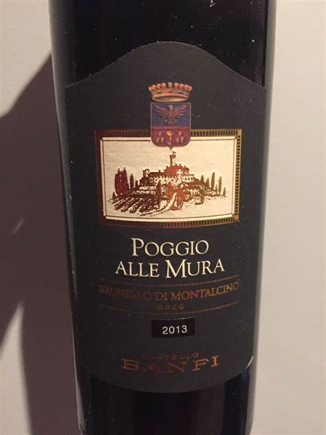 Castello Banfi Poggio Alle Mura 2013 Brunello Di Montalcino DOCG