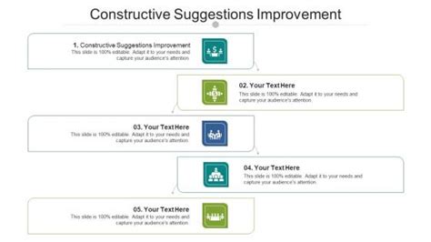 Constructive Suggestions Improvement Powerpoint Presentation And Slides