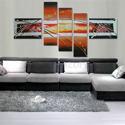 Pcs Huge Unframed Modern Oil Painting Art Canvas Print Picture Home