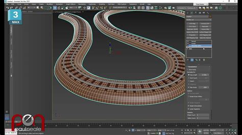 Creating Procedural Train Tracks In 3ds Max Ejezeta