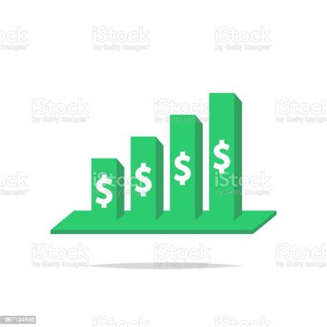 달러 성장 차트 아이콘 벡터 경제에 대한 스톡 벡터 아트 및 기타 이미지 경제 금융 다이어그램 Istock