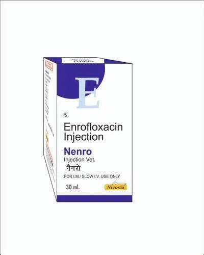 Enrofloxacin Injection I P Packaging Type Box Packaging Size