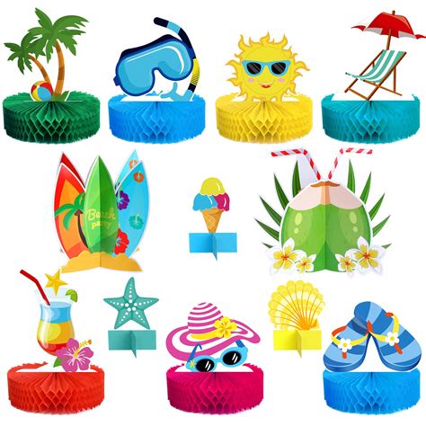 Buy Pieces Beach Honeycomb Centerpieces Pool Party Cake Balls Table