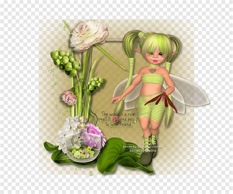 Fairy Figurine Lacy Fictional Character Flower Png Pngegg