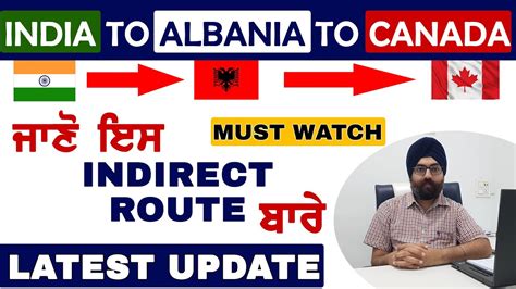 India To Canada Via Albania Best Indirect Route To Canada India To