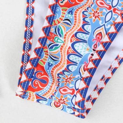 Bohemian Print Two Piece Swimsuit Bikini Set Womens On Luulla