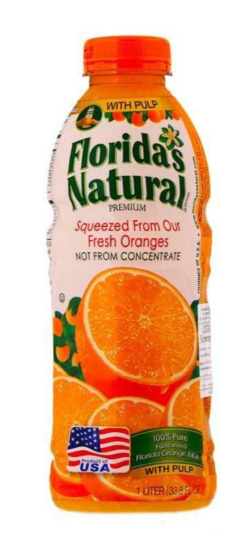 Floridas Natural Percent Pure Orange Chilled Juice Ltr