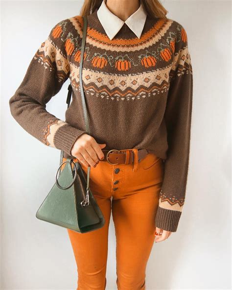 Steffy On Instagram Cozy Fall Pumpkin Sweater Styled Ways