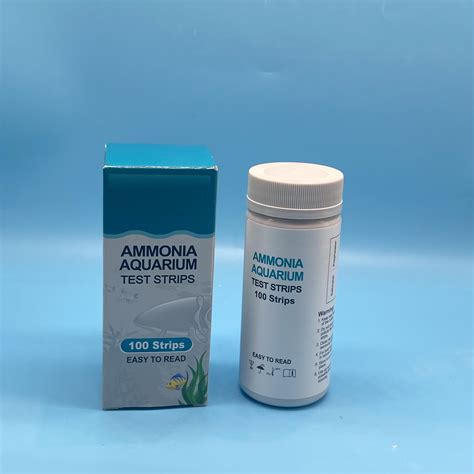 Ammonia Test Strips Rapid For Aquarium China Residual Chlorine And