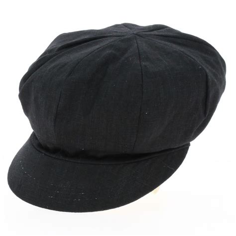 Casquette Gavroche Elorine Lin Noir Mtm Reference 12989