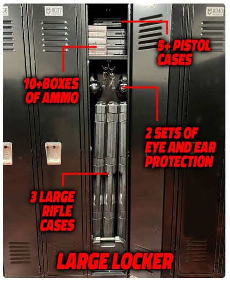 Member Locker Rentals For Gun Storage Gun For Hire Academy