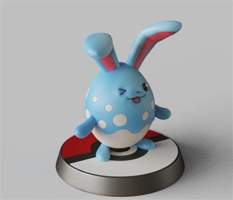 Azumarill FAN ART FIGURA POKÉMON POKÉMON UNITE EDream Makers