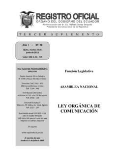 Ley Org Nica De Comunicaci N Gob Ley Org Nica De Comunicaci