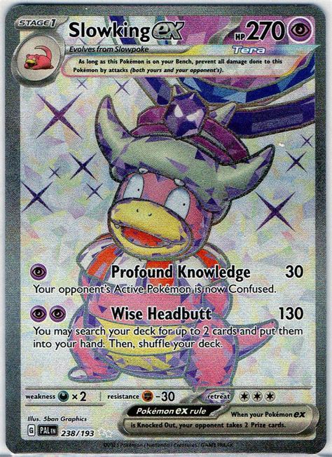 Slowking Ex Paldea Evolved Collect All Games