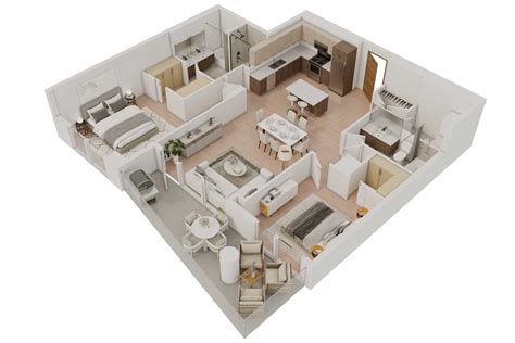 3D floor plan - 3D Visuals | 3D Visuals