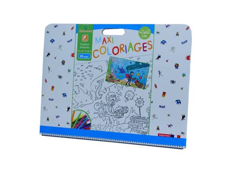 Cahier De Coloriages G Ant Maxi Coloriages Jumbo Gar On Cre