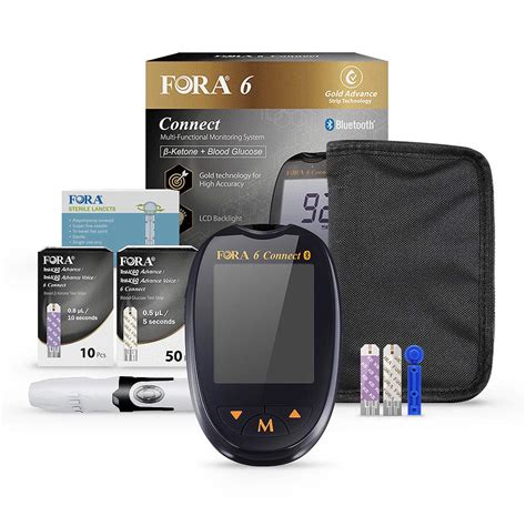 Buy FORA 6 Connect BG50KT10 Bluetooth Blood Ketone And Blood Glucose