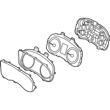 94011 K2160 Genuine Hyundai Cluster Assembly Instrument