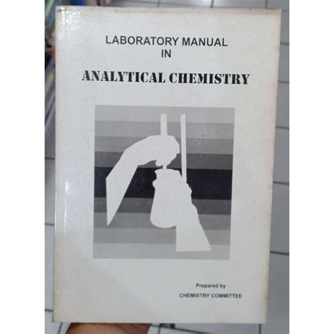 Laboratory Manual On Analytical Chemistry Shopee Philippines