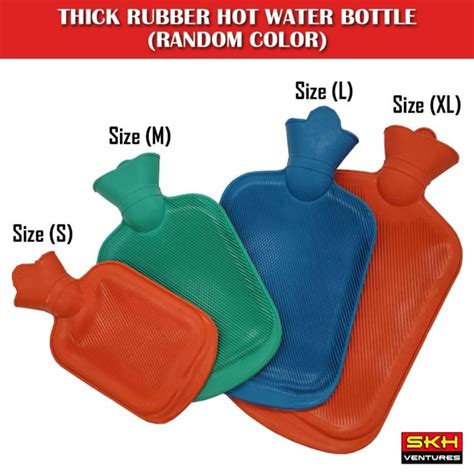 Bag Air Panas Getah Tebal Thick Rubber Hot Water Bottle Pouch Bag