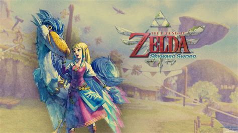 The Legend Of Zelda Skyward Sword Digital Wallpaper The Legend Of