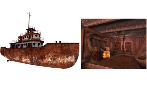 Old abandoned ship 3D model - TurboSquid 1590741