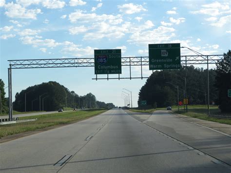 Georgia Interstate 85 Northbound Cross Country Roads