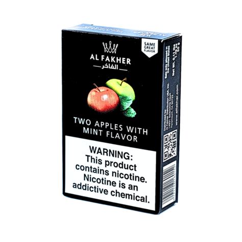 Al Fakher Two Apples With Mint Flavor Green Panther