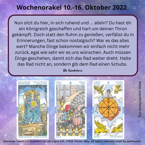 Wochenorakel Oktober Wanderhexe Org