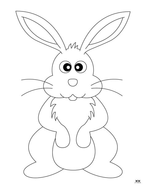 Free Printable Easter Bunny Silhouette: Hop into Spring with this Cute ...