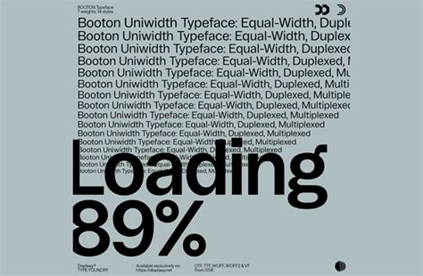 Font News New Font Release Displaay Type Foundry Released Booton A