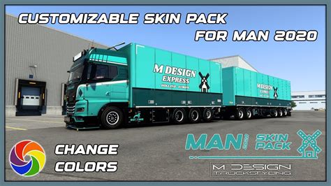 ETS2 NEW MOD 1 49 CHANGE COLORS SKIN PACK FOR NEW MAN TGX RIGID