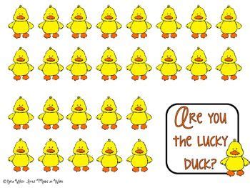 Are You The Lucky Duck A Classroom Management Freebie Classroom