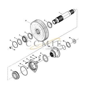 China Kalmar Reach Stacker Output Shaft Group Spare Parts