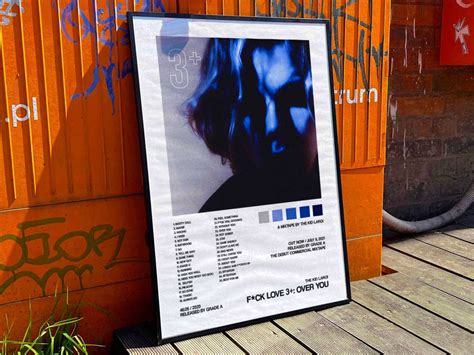 The Kid Laroi Fuck Love 3 Plus Over You Album Cover Poster 2 Lylyprint