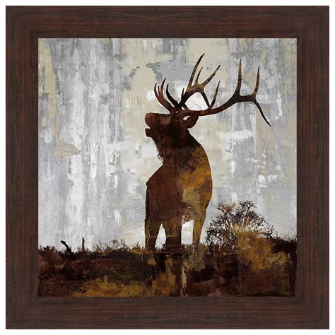 Bear Silhouette Framed Print | Black Forest Decor