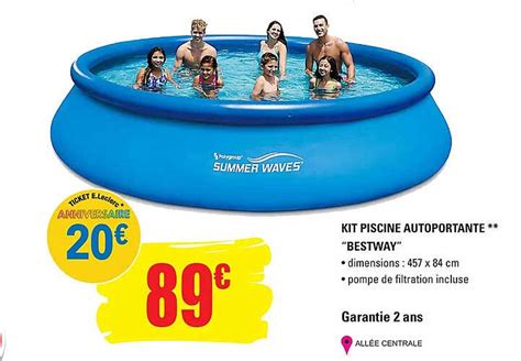 Promo Kit Piscine Autoportante Bestway Chez E Leclerc ICatalogue Fr