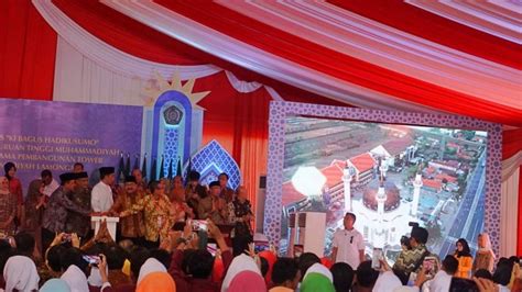 Presiden Jokowi Selamat Milad Ke 106 Muhammadiyah