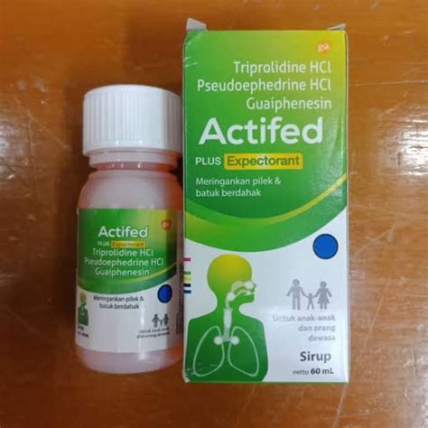 Jual Actifed Hijau Obat Batuk 60 Ml Shopee Indonesia