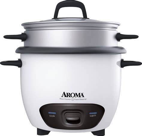 AROMA 6-Cup Rice Cooker White ARC-743-1NG - Best Buy