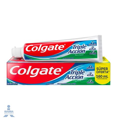 Crema Dental Colgate Triple Accion Ml Ibarra Mayoreo