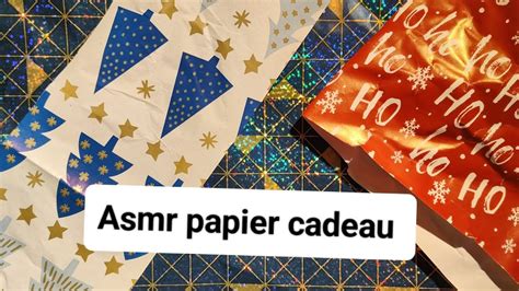 ASMR Du pauvre Déclencheurs Papier cadeau YouTube