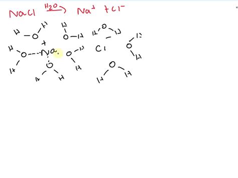 Solved We Looked At Nacl Before It Dissolved And After It Dissolved