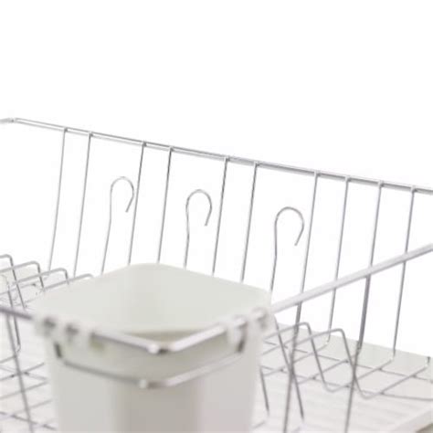 Better Chef 16 Pvc Coated Anti Bacterial Metal Dish Rack Drain Tray White 1 Unit Kroger