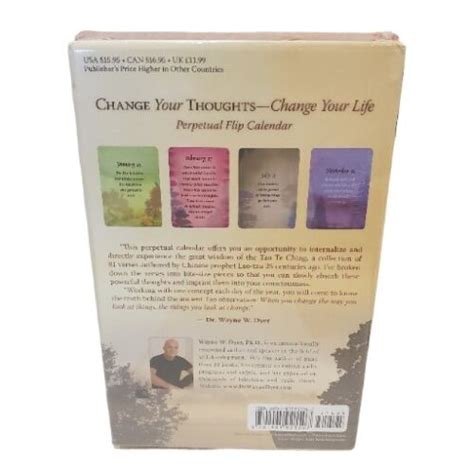 Change Your Thoughts Change Your Life Perpetual Flip Calendar A